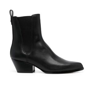 MICHAEL Michael Kors Womens Kinlee Black Leather Chelsea Boots Shoes